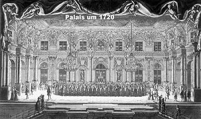 Festsaal im Palais um 1720